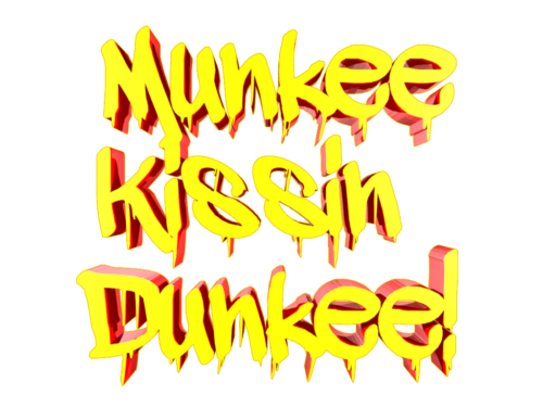 Munkee Kissin Dunkee Logo